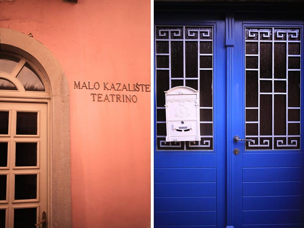 The beautiful doors in Labin