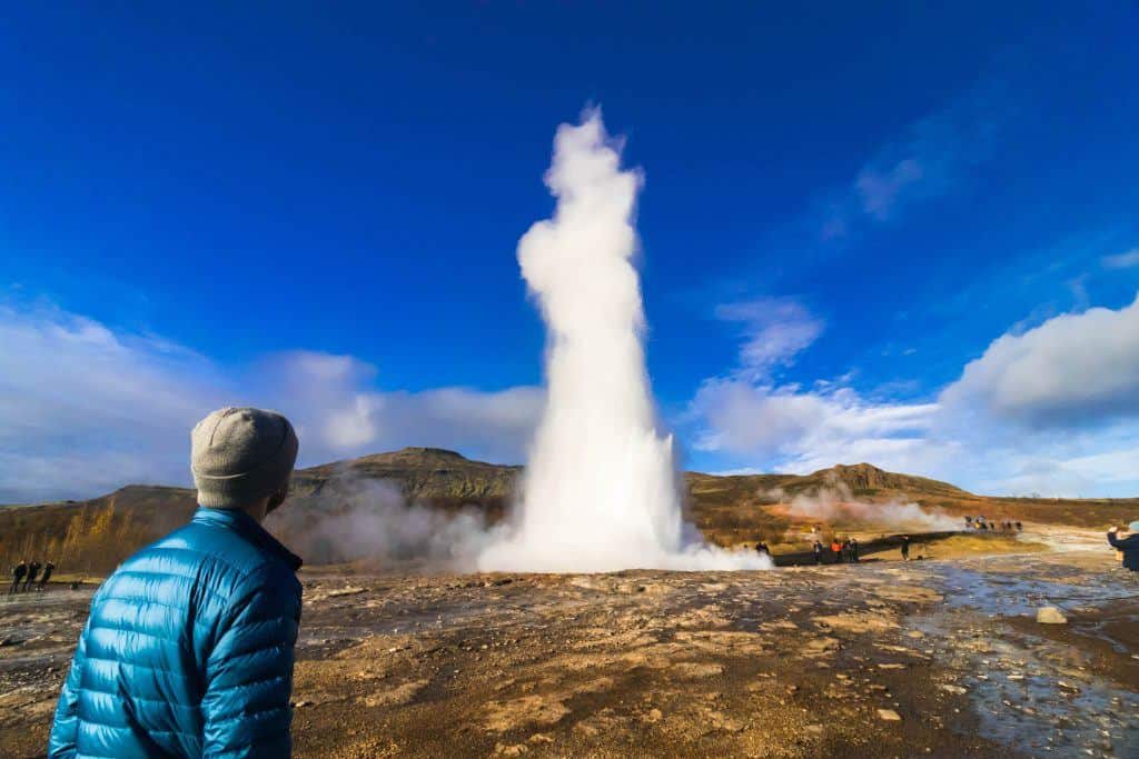 Geysir on the Golden Circle