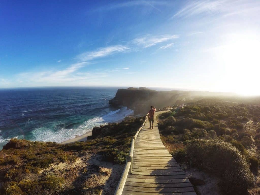 The view from Cape Point, South Africa.