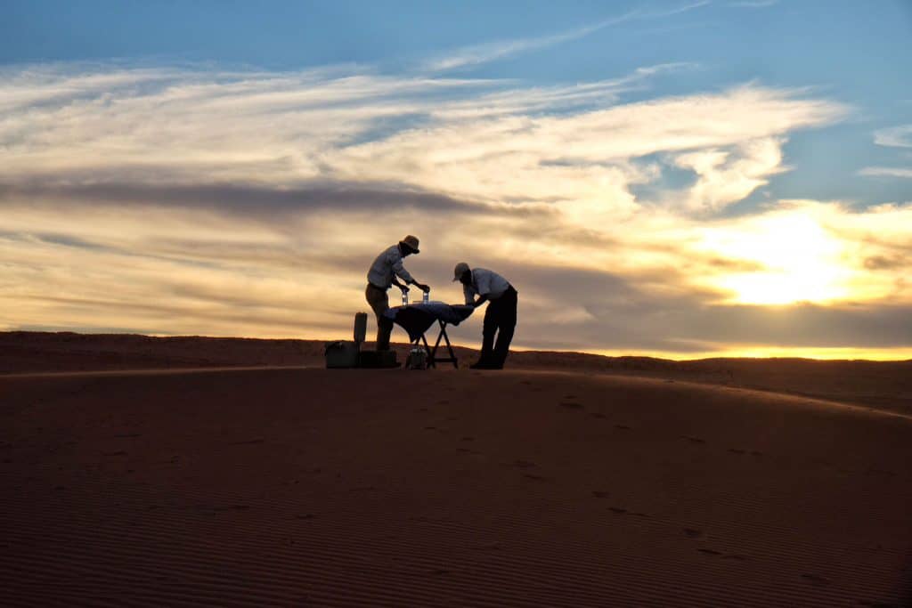 Sundowner at Wolwedans