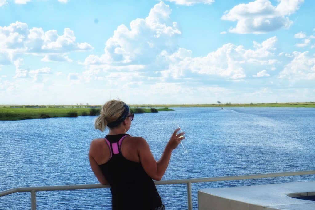 Wine on Chobe River