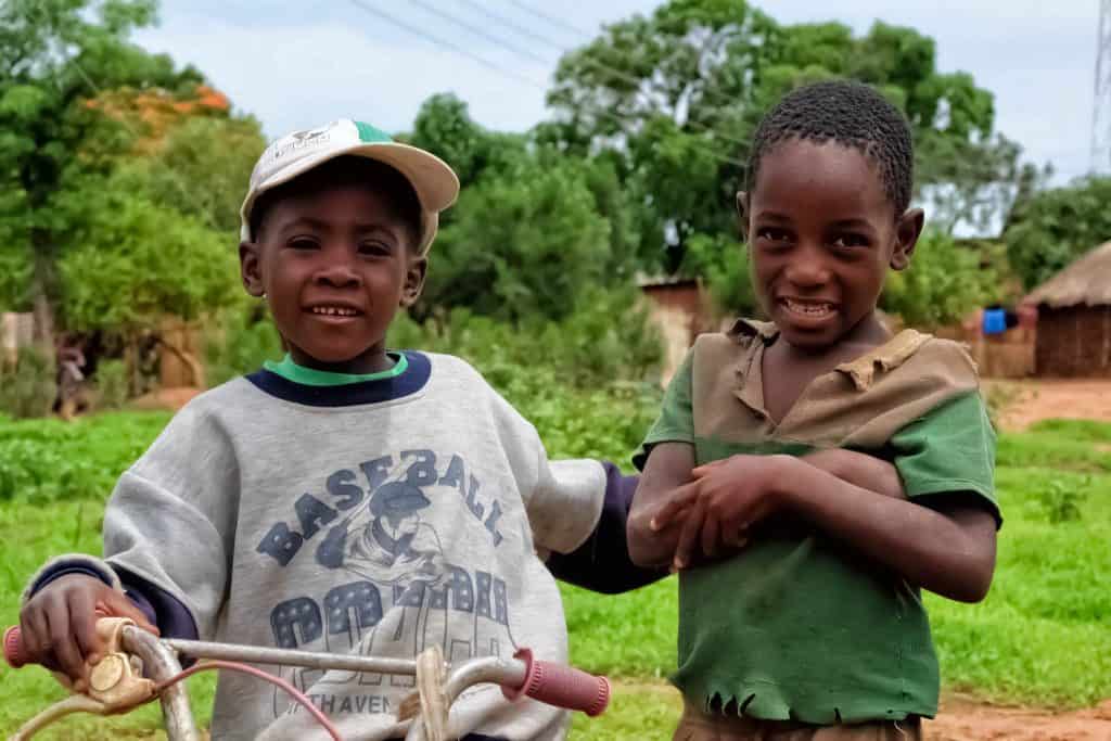 Friendly Children in Zambia