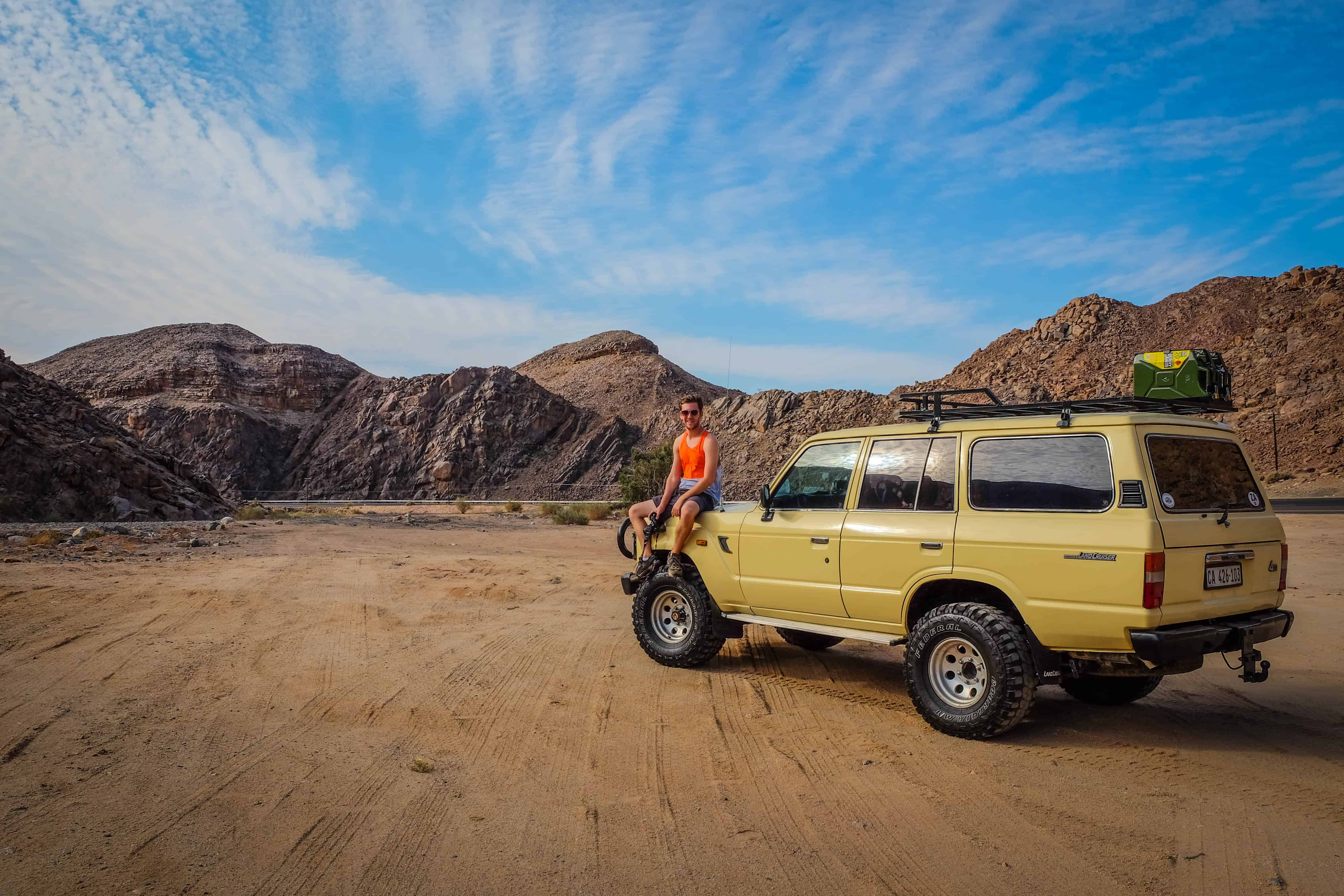 road trip in namibia