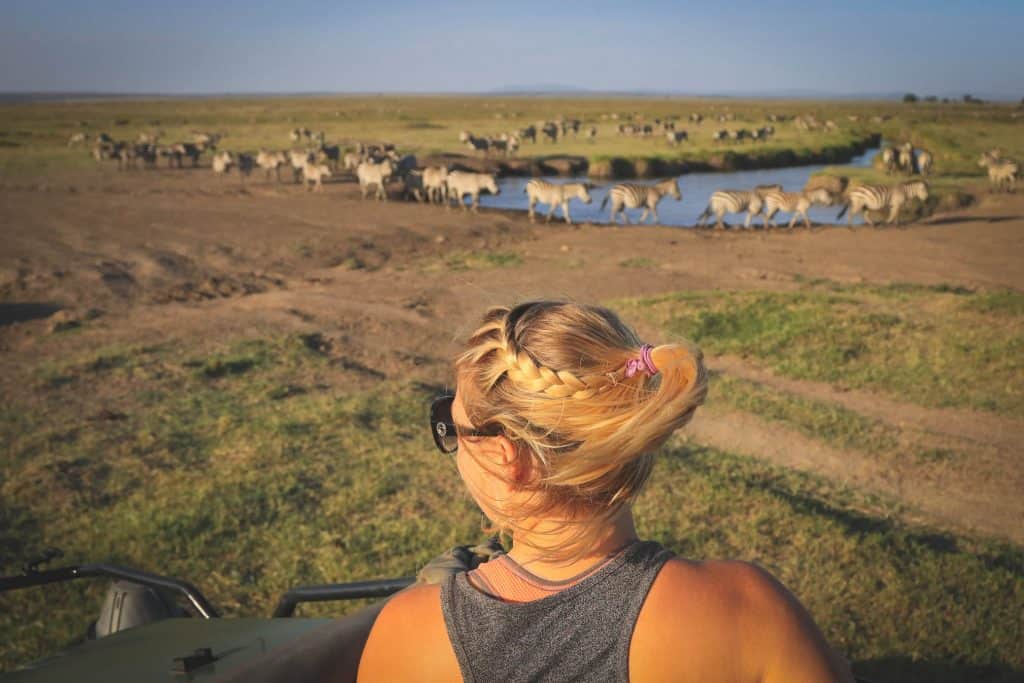 On safari in Kenya