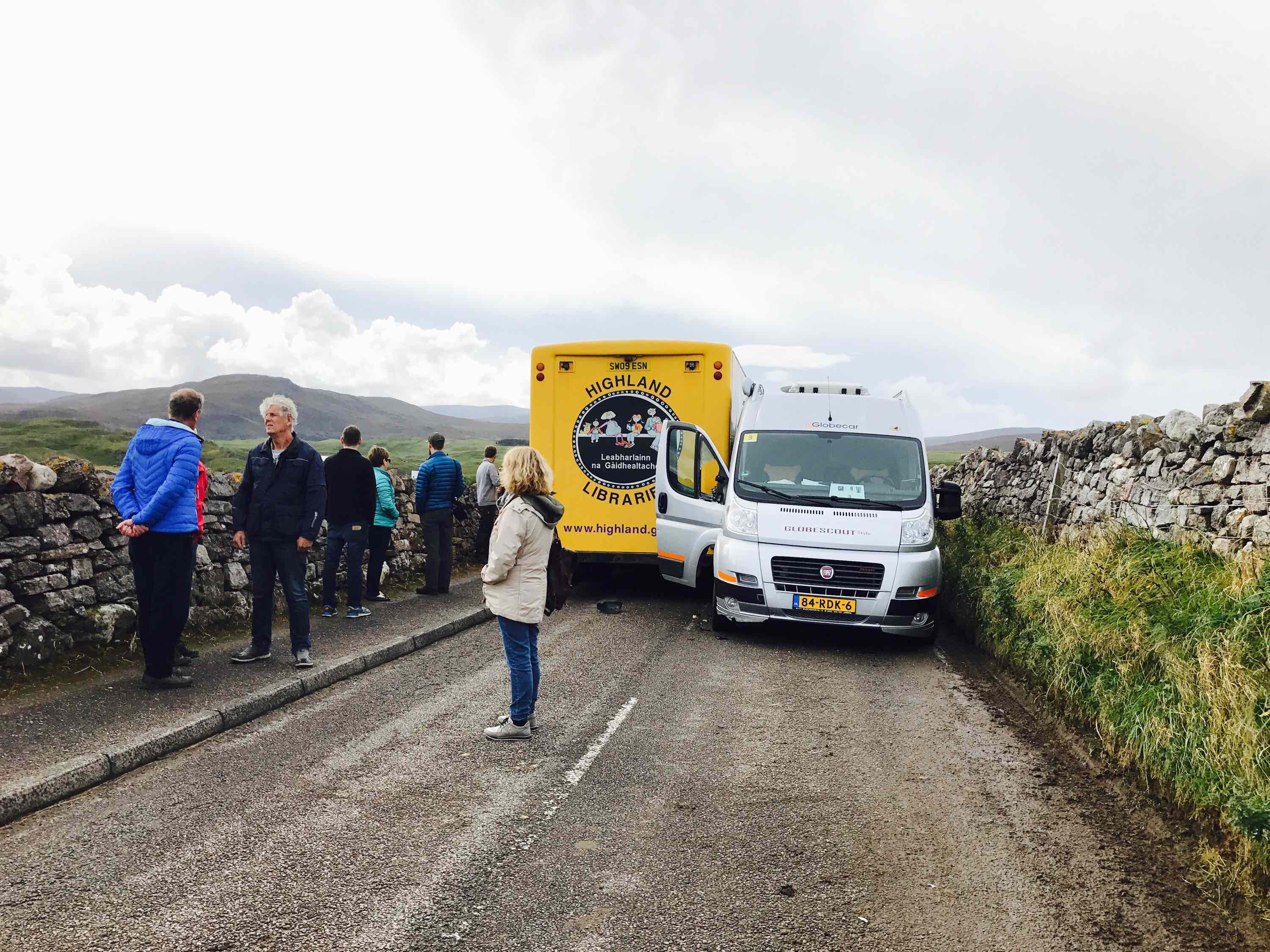 Trafikstockning i Skottland