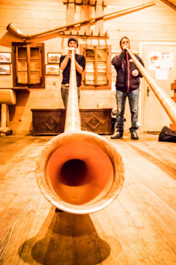 Alphorn lessons in Nendaz