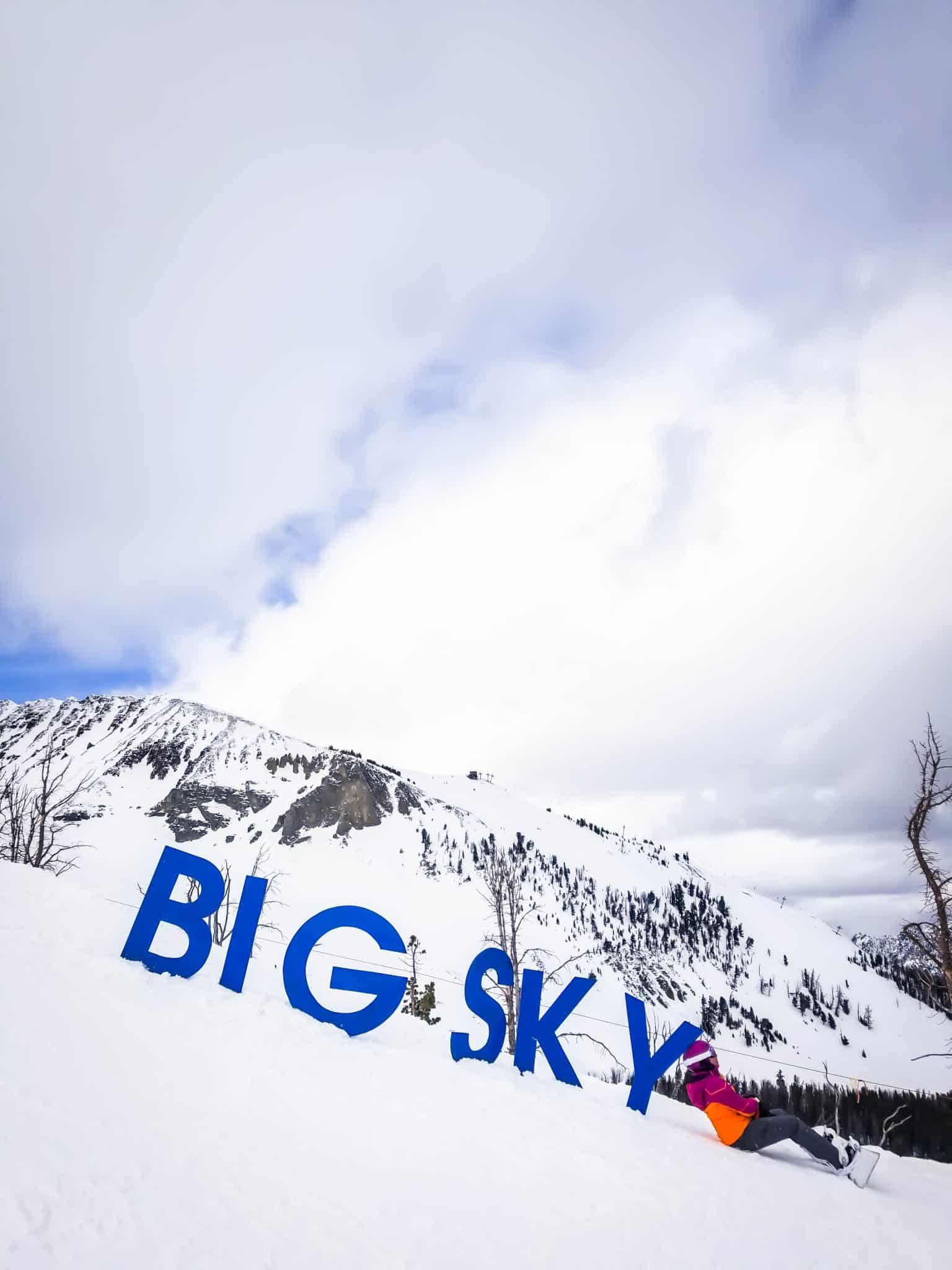 big sky ( (best places to visit in the US in January)