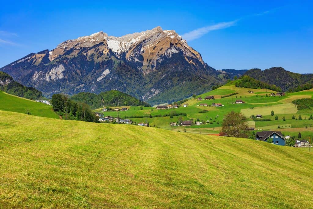 Hiking in Switzerland - Alpine Meadow Mount Pilatus