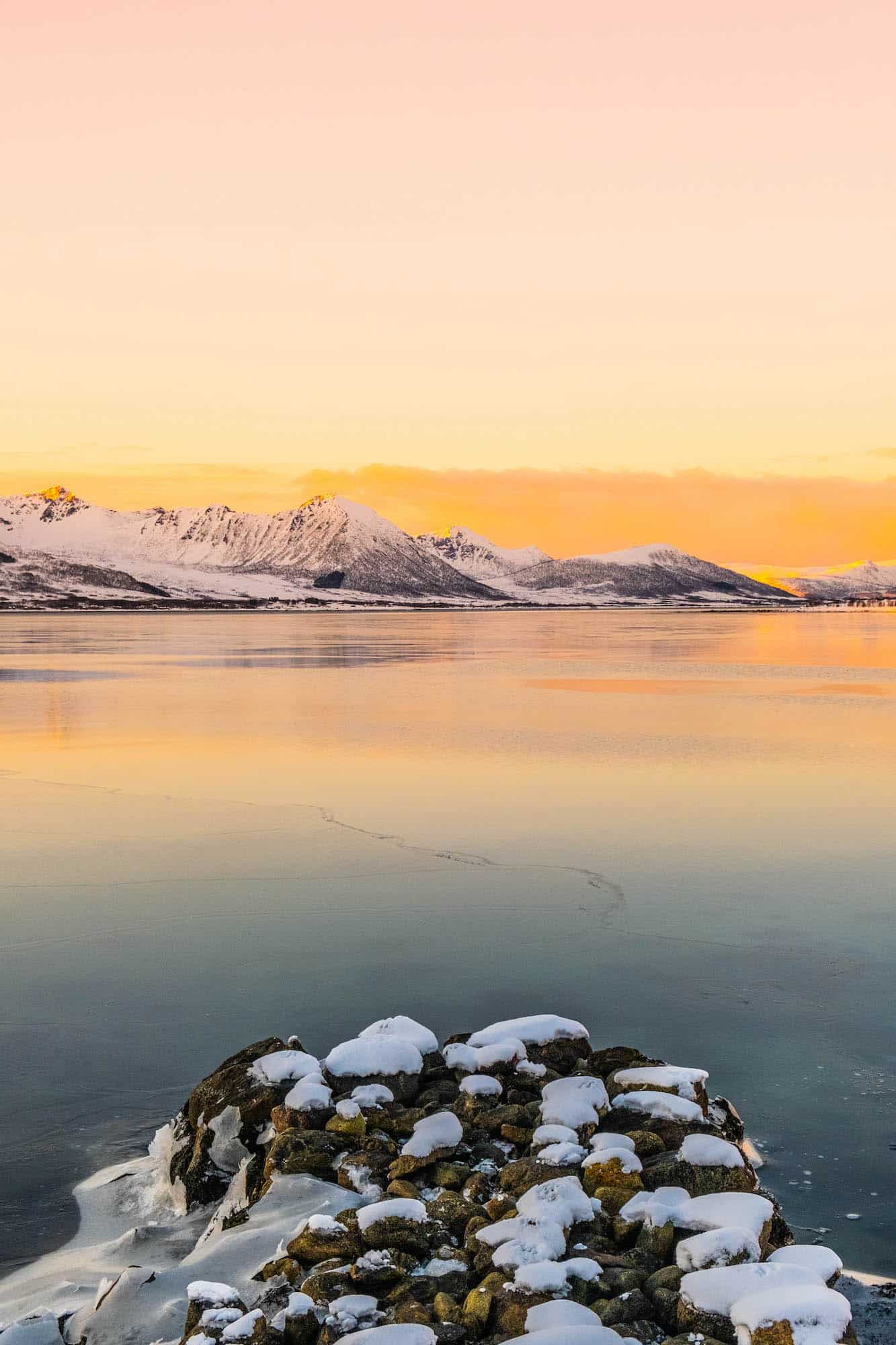 Winter in Norway — Sunset