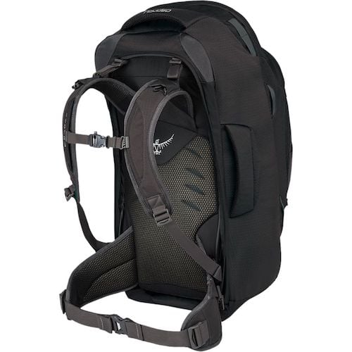 The Suspension System on the Osprey Farpoint Backpack