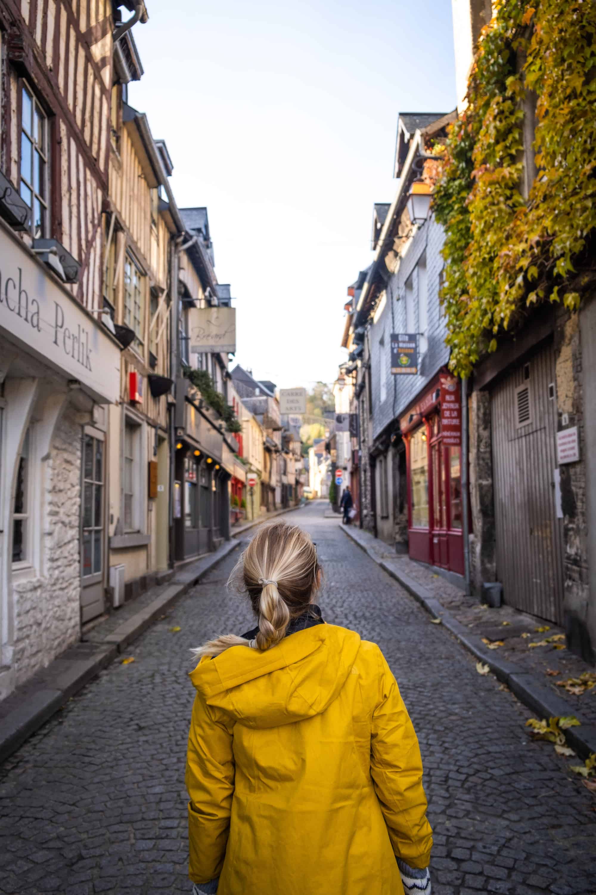 Walking Through The Streets Of Honfluer