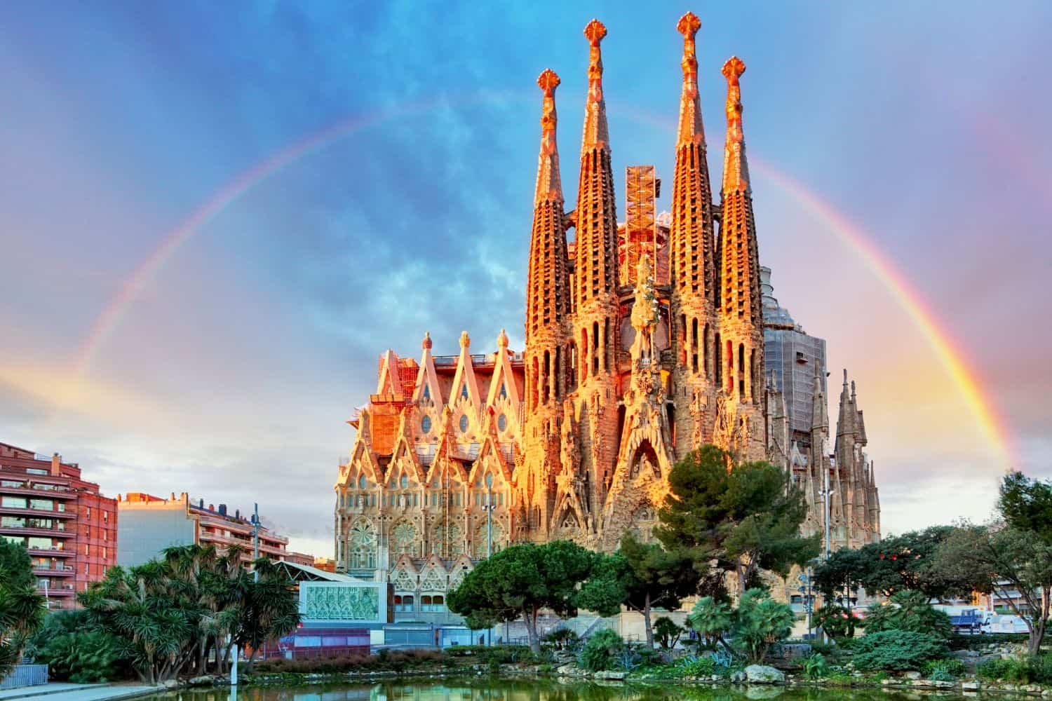 Sagrada Familia - Barcelona, Spain - famous landmarks