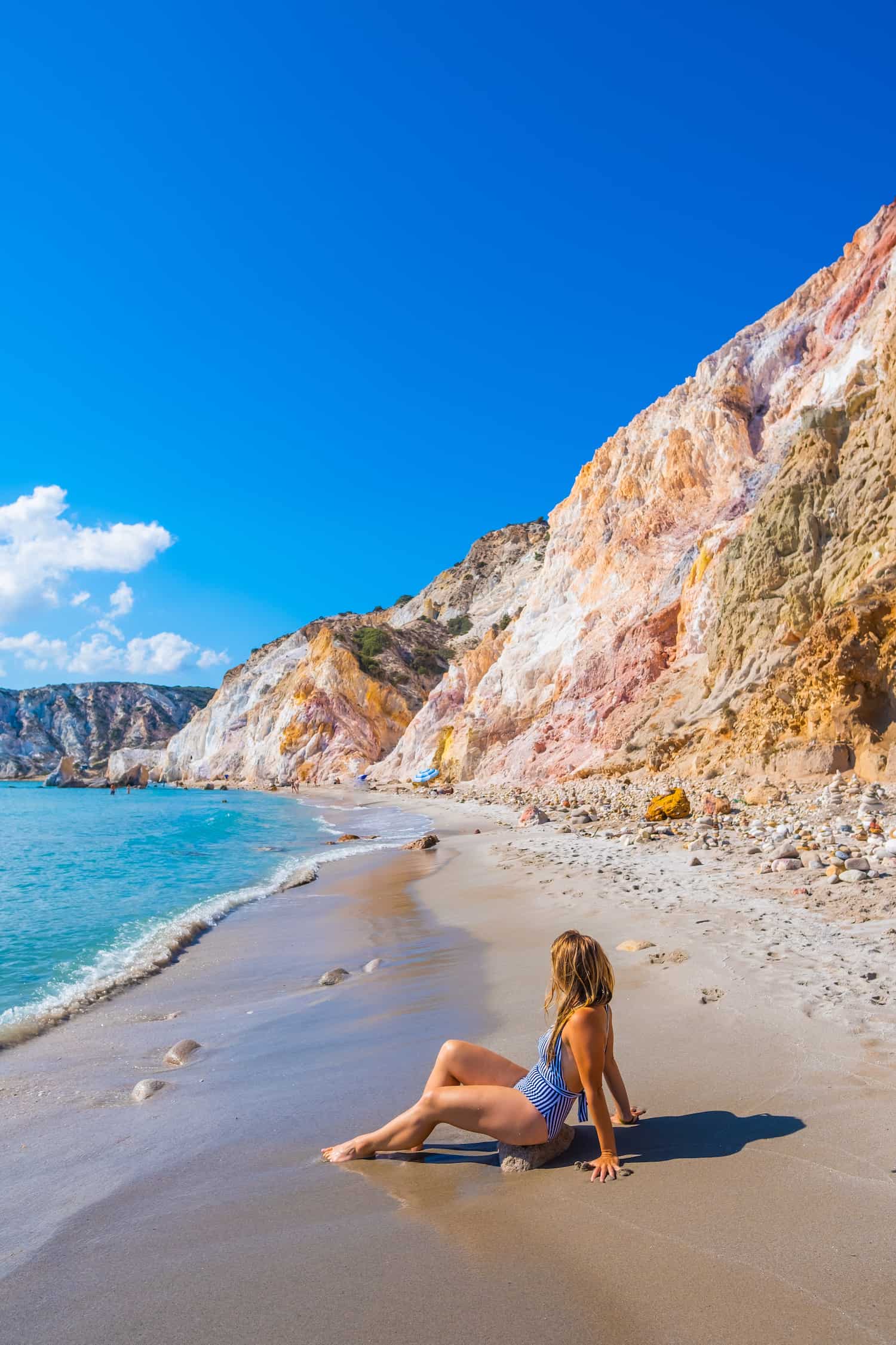 Firiplaka Beach - best beaches in milos