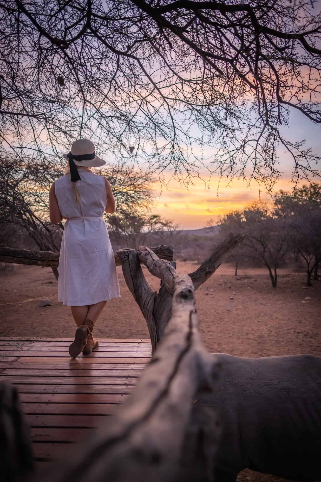 Safari Dress Sundowner On Deck In South Africa