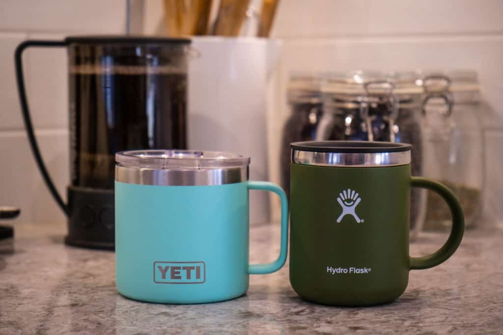 yeti mug vs hydro flask mug