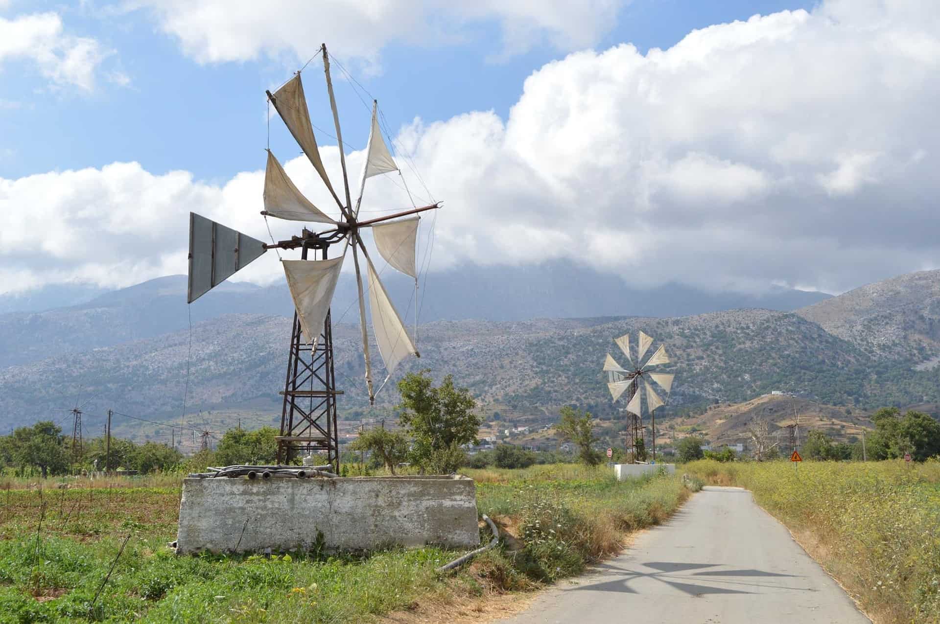 Lasithi Crete Windmills