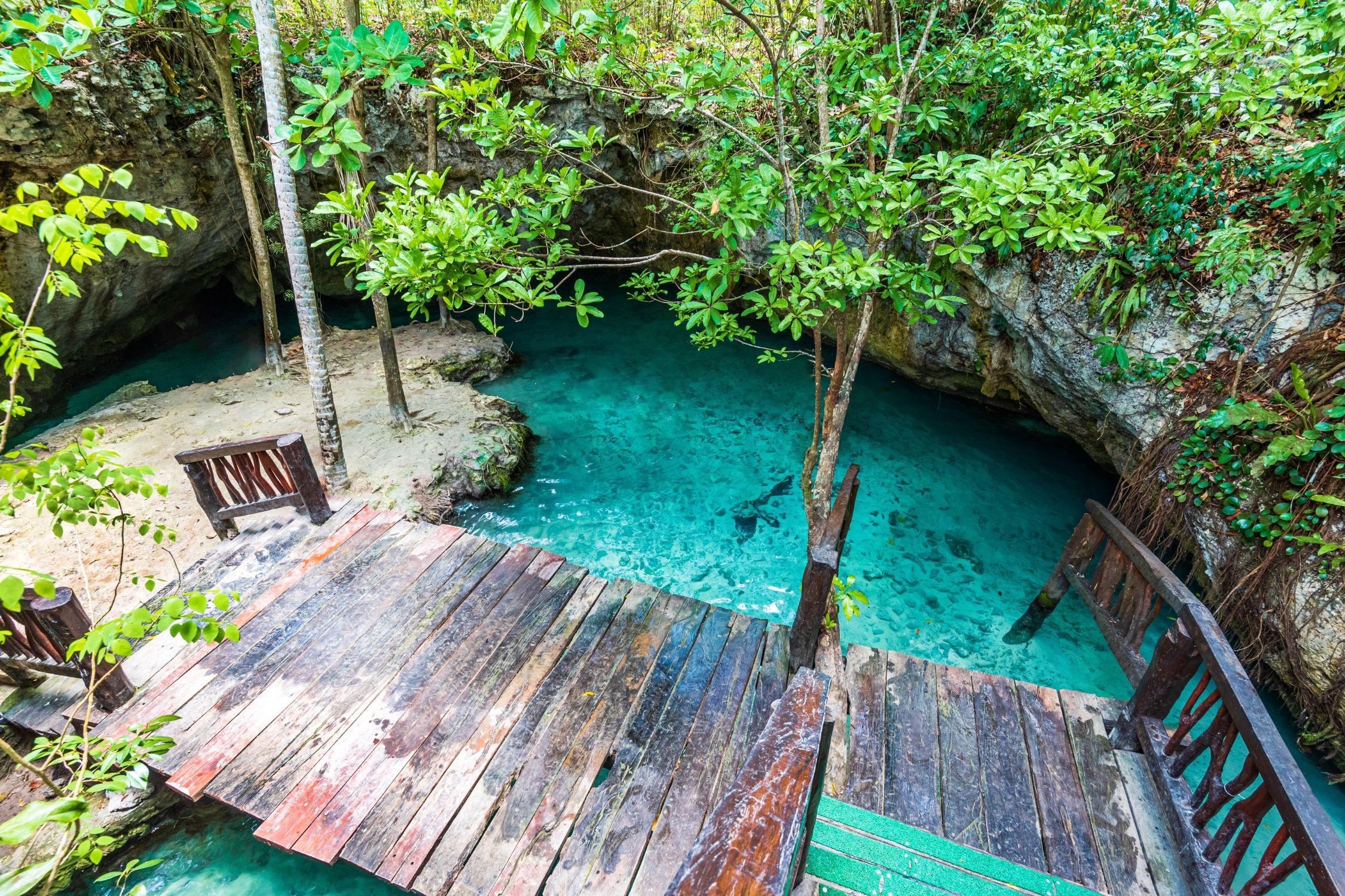 Hot weather in Tulum is the perfect time to visit a cenote