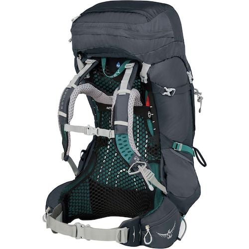 The Women's Osprey Aura Backpack Suspension System