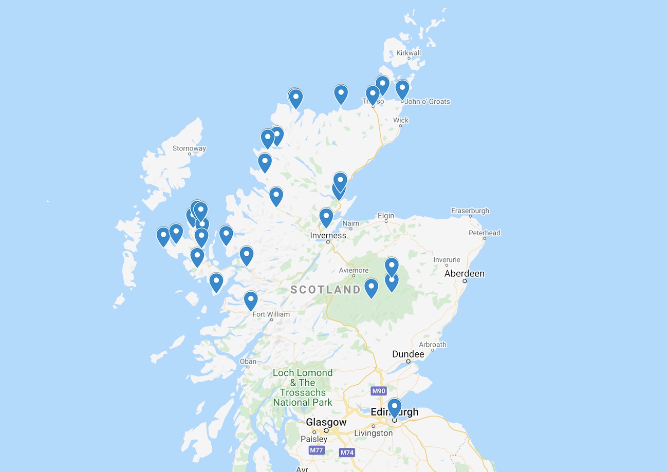 An EXTENDED North Coast 500 Route Amazing 1000 Miles Itinerary   North Coast 500 Map 