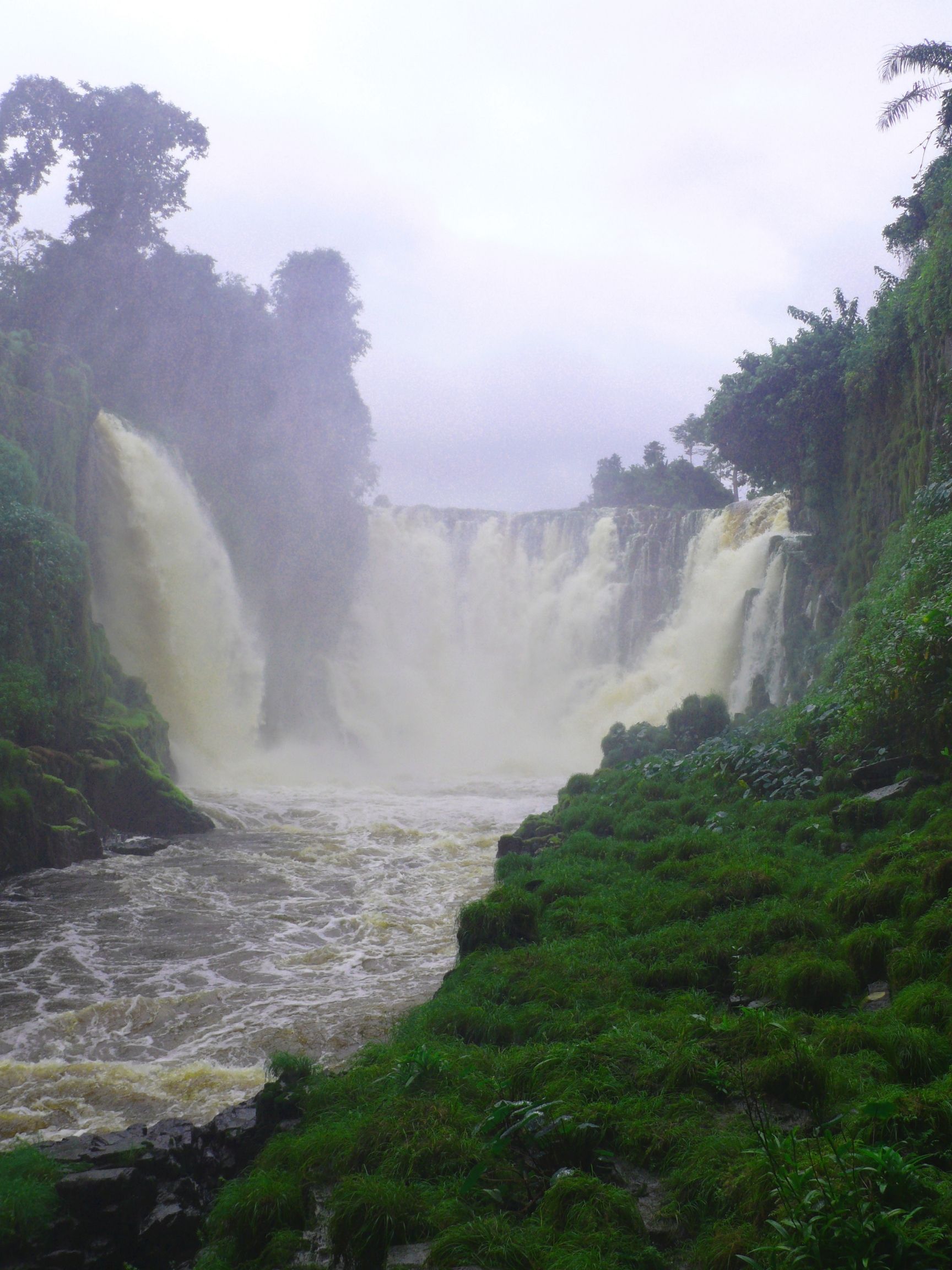 gabon waterfall