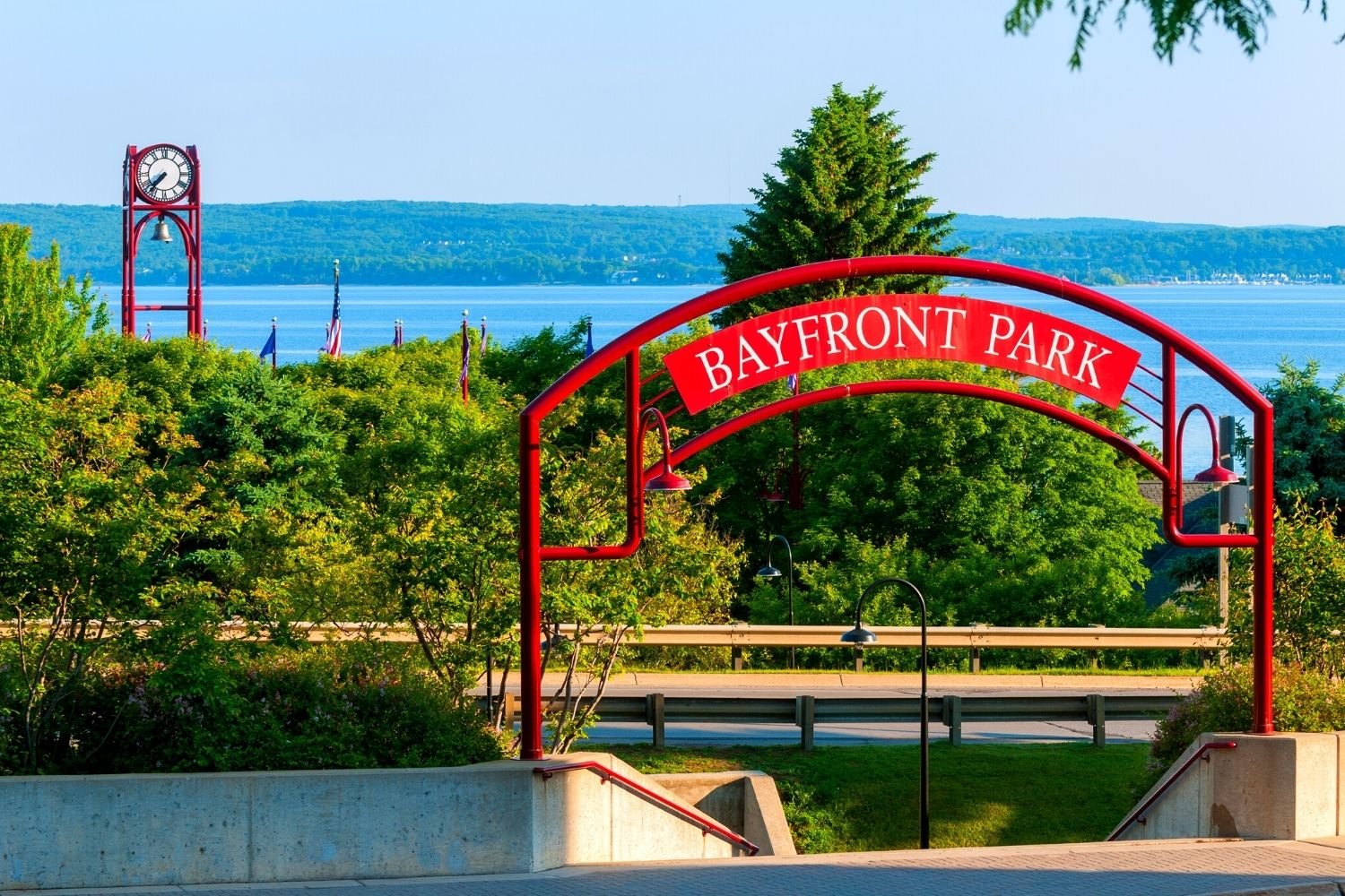 A visit to Petoskey's Bayfront Park is one of many great things to do in Petoskey