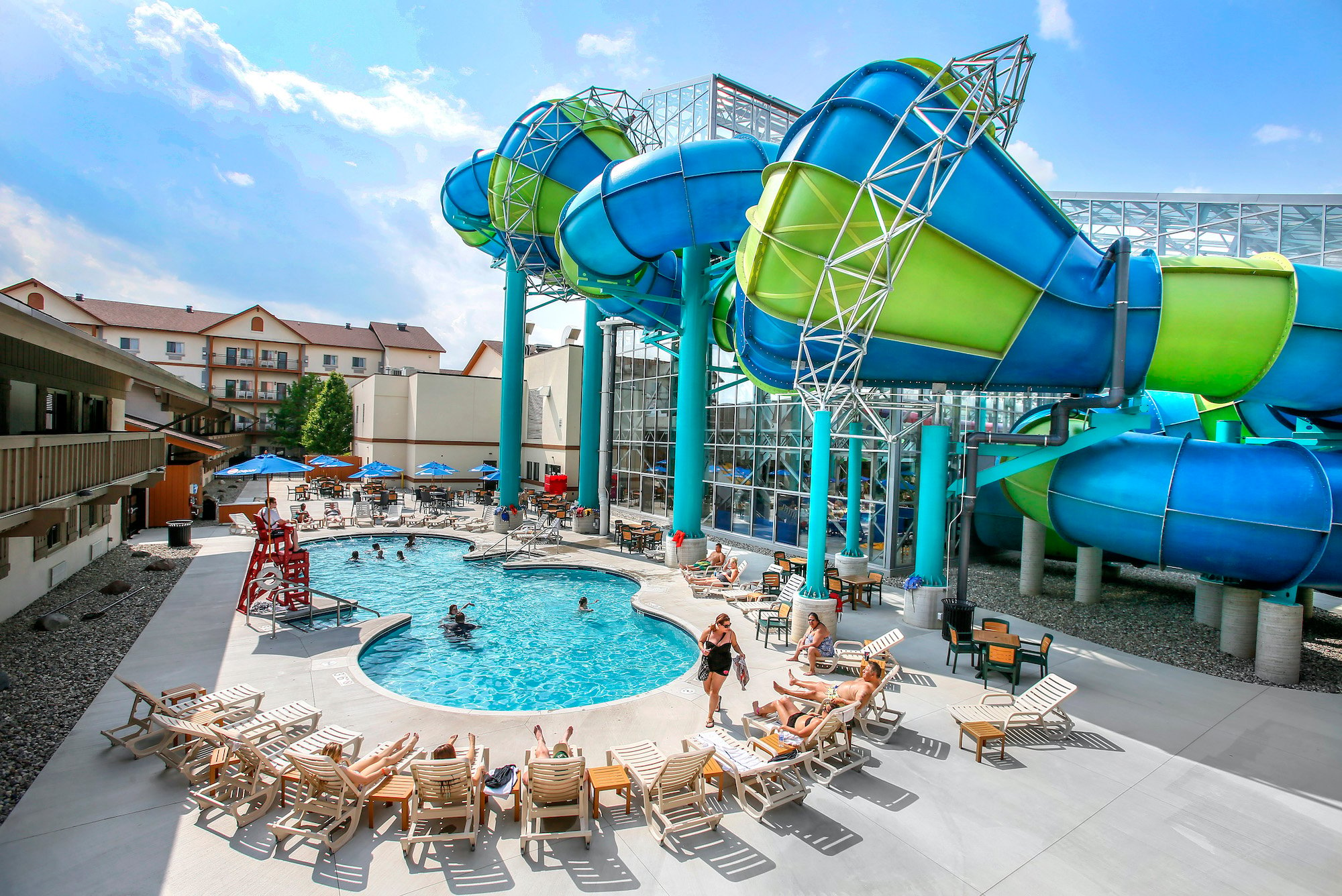 Zehnder’s Splash Village Hotel And Waterpark Outdoor Pool