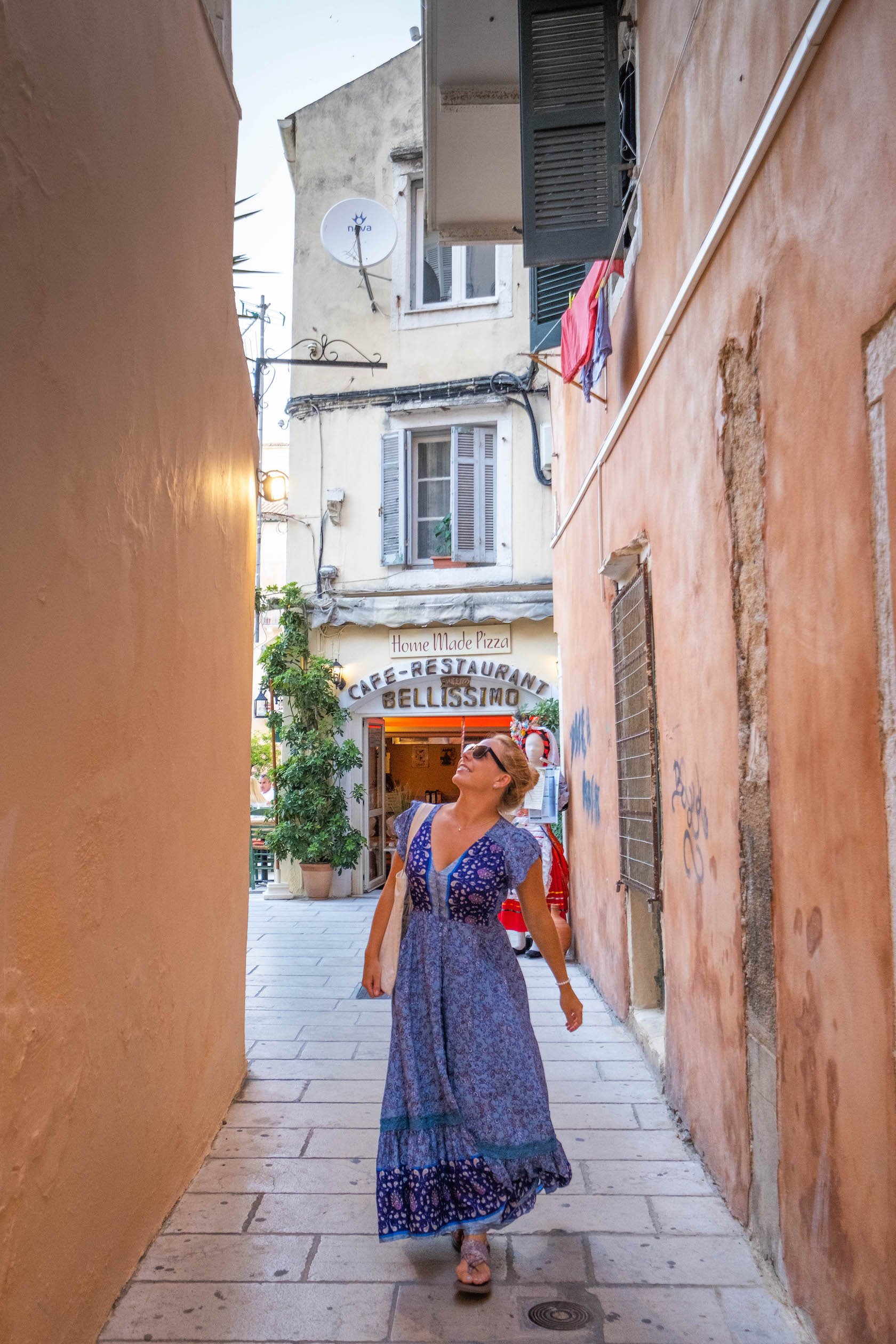 wandering through corfu old town