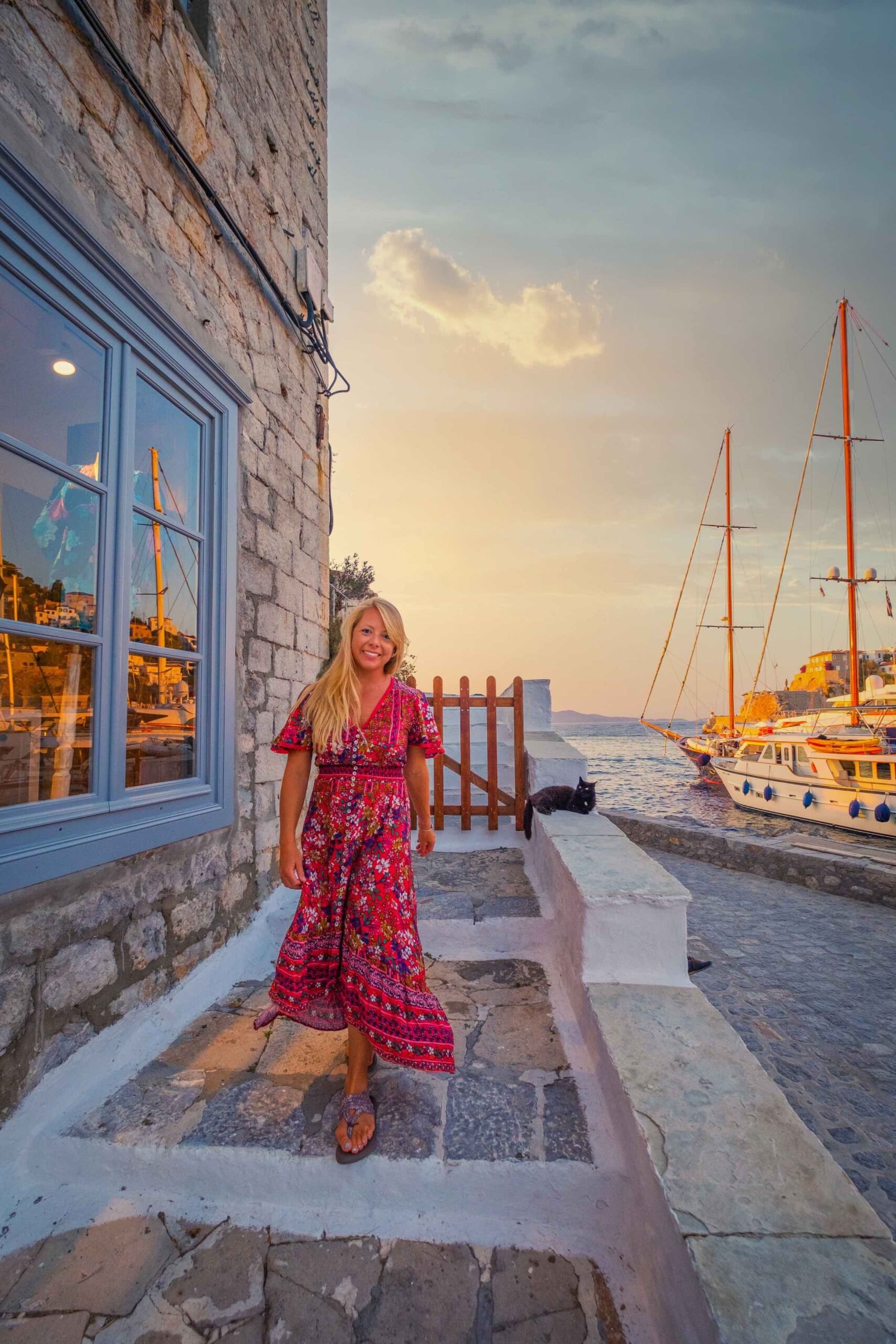 Tasha On The Island of Hydra