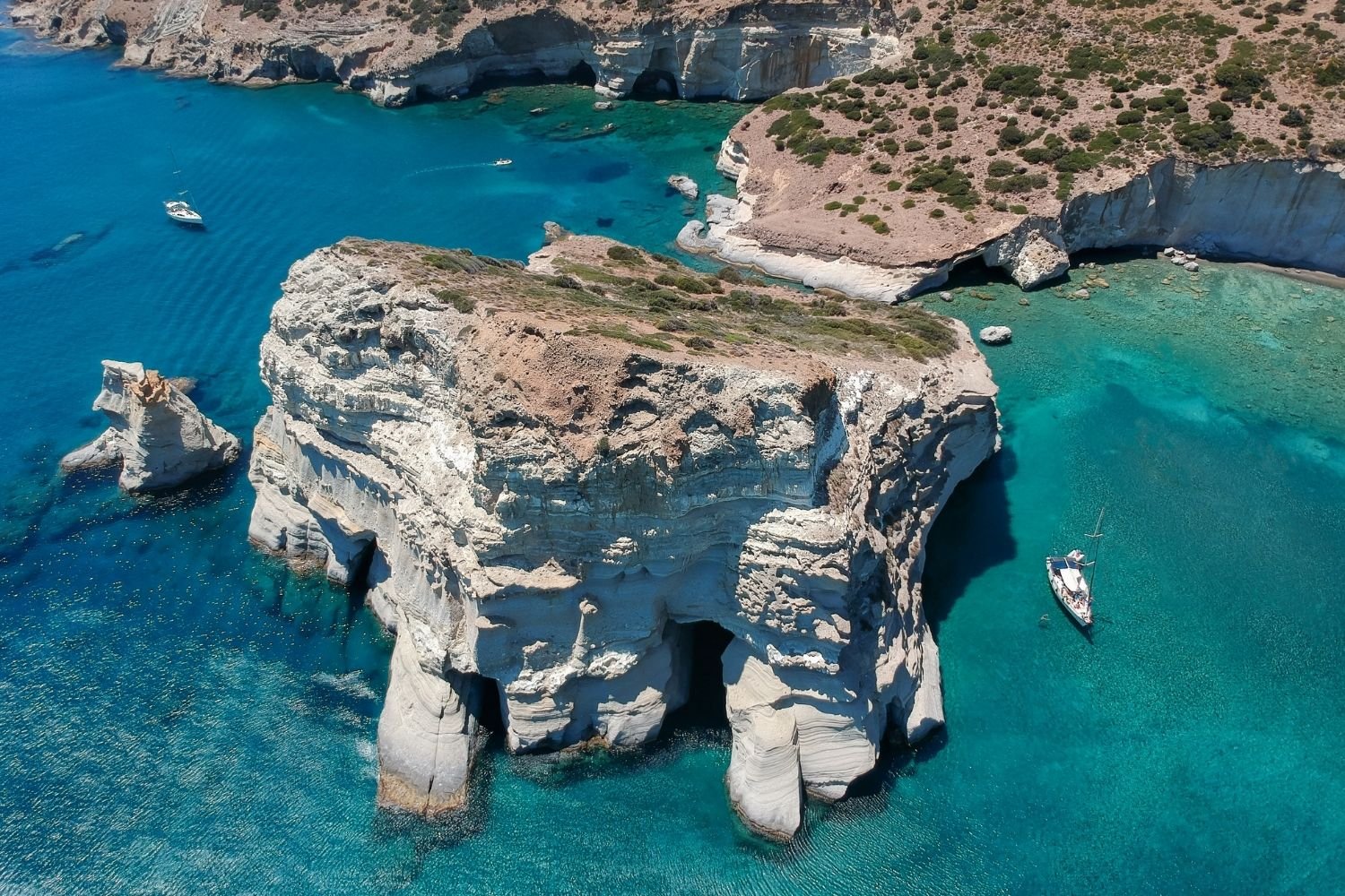 Kleftiko Beach - - best beaches in milos