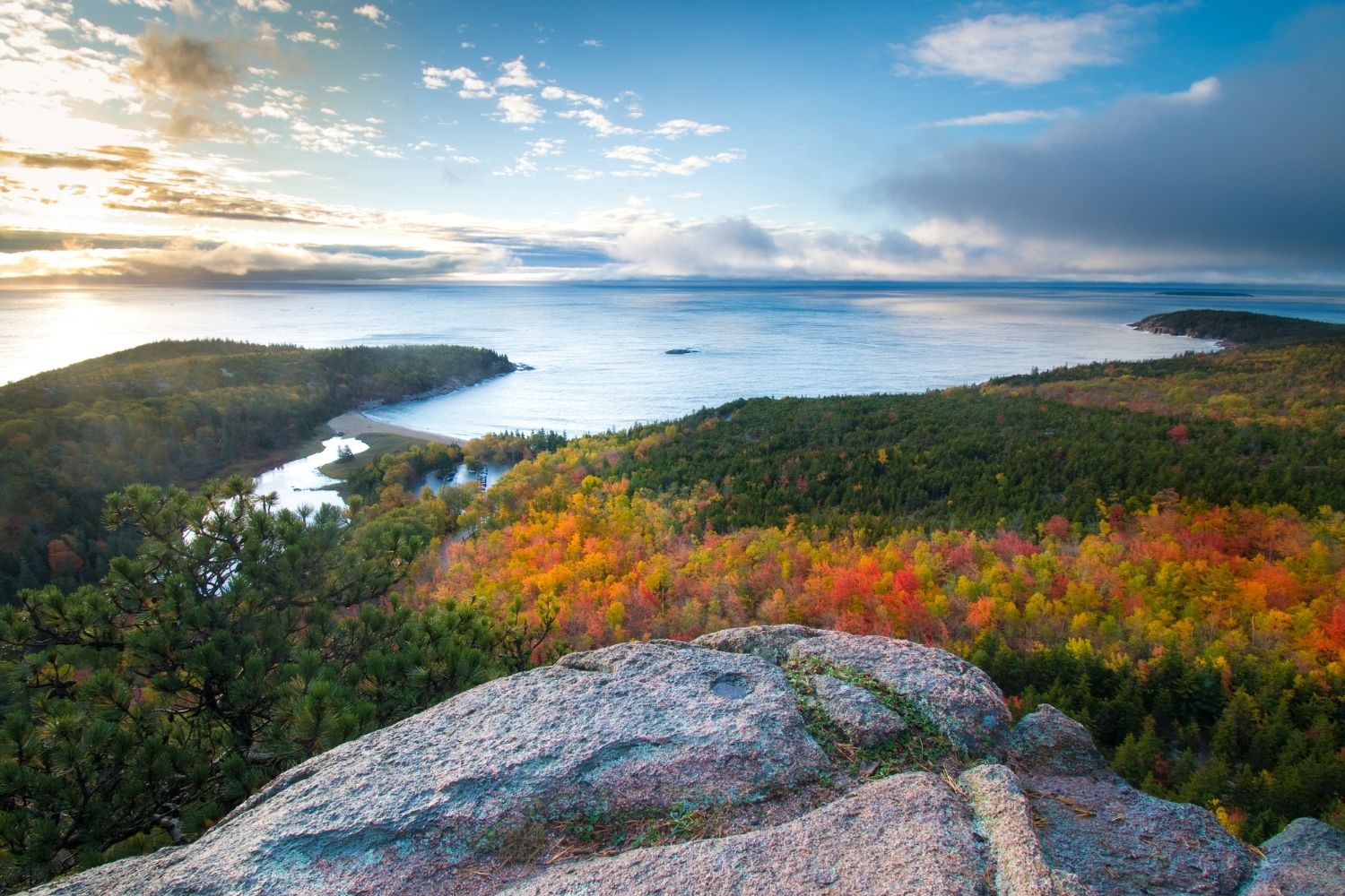 Acadia National Park (Best Places to Visit in October in the USA)