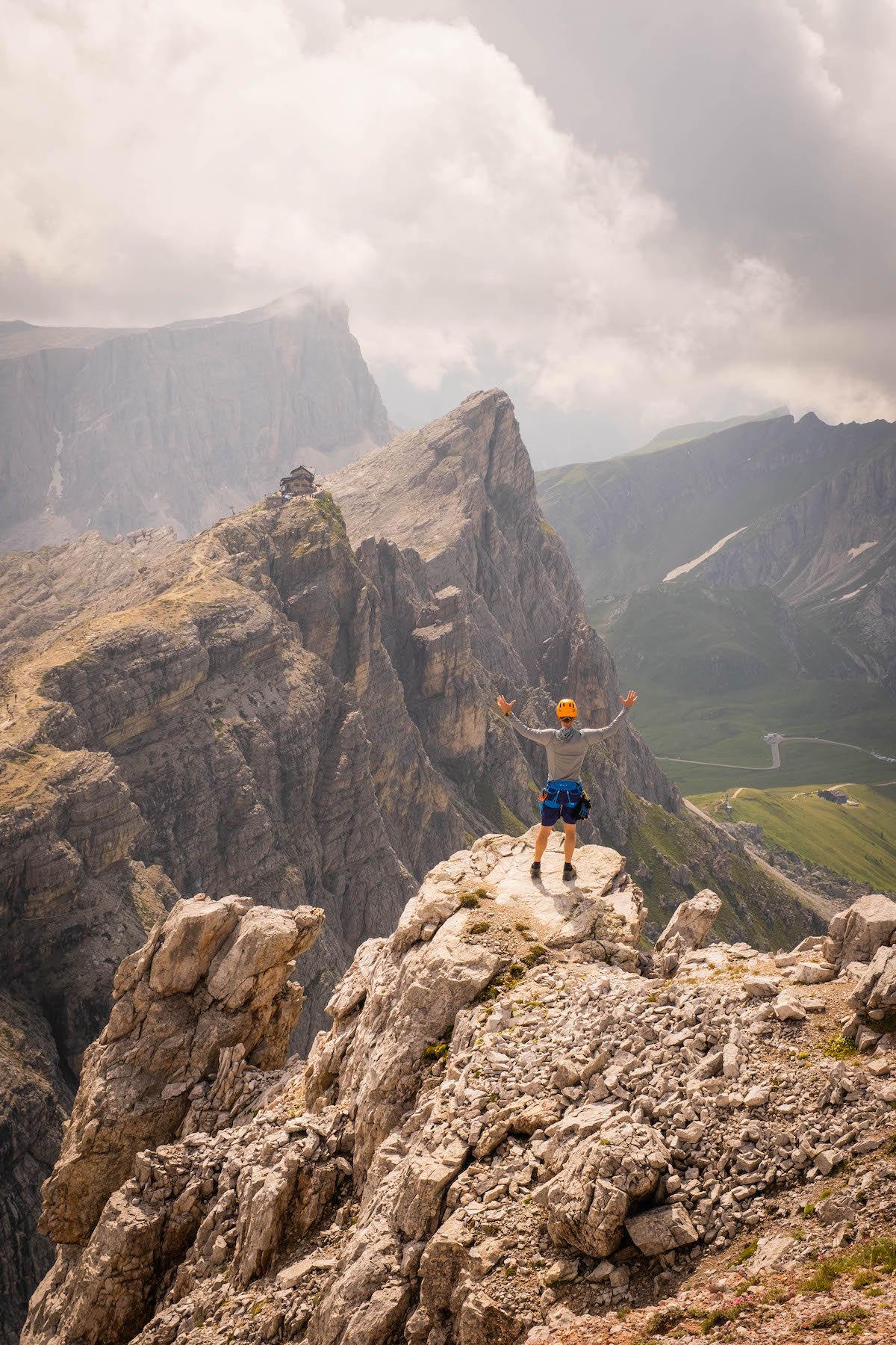 via ferrate in the dolomites