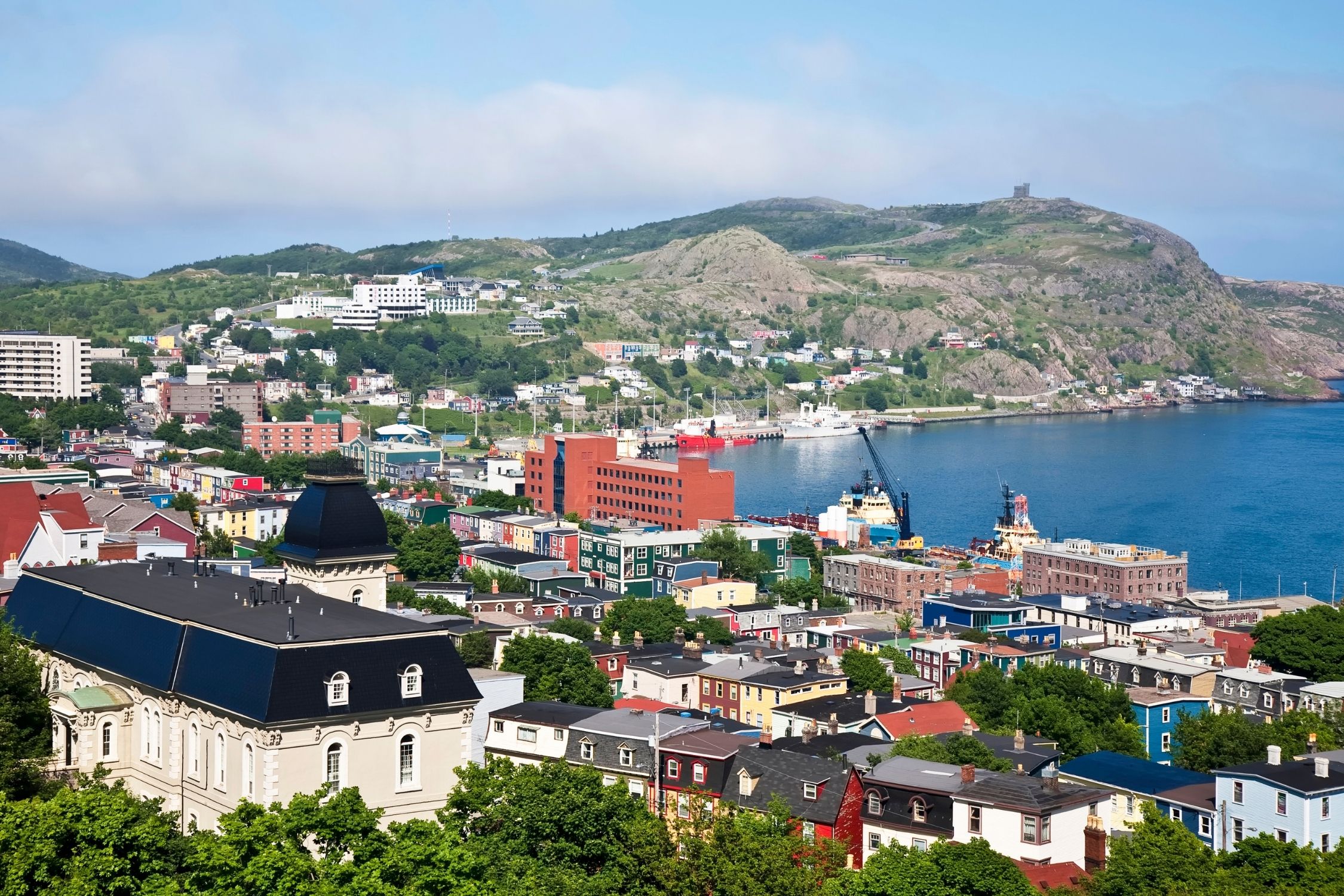 St. John's Newfoundland in july 