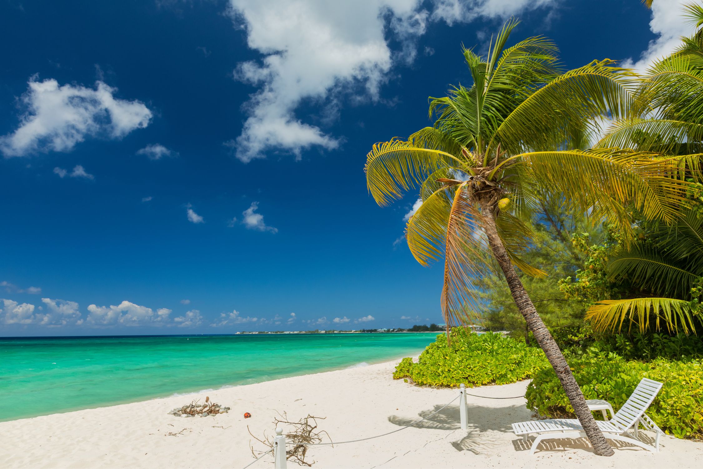 A Gorgeous Sandy Beach On The Cayman Islands