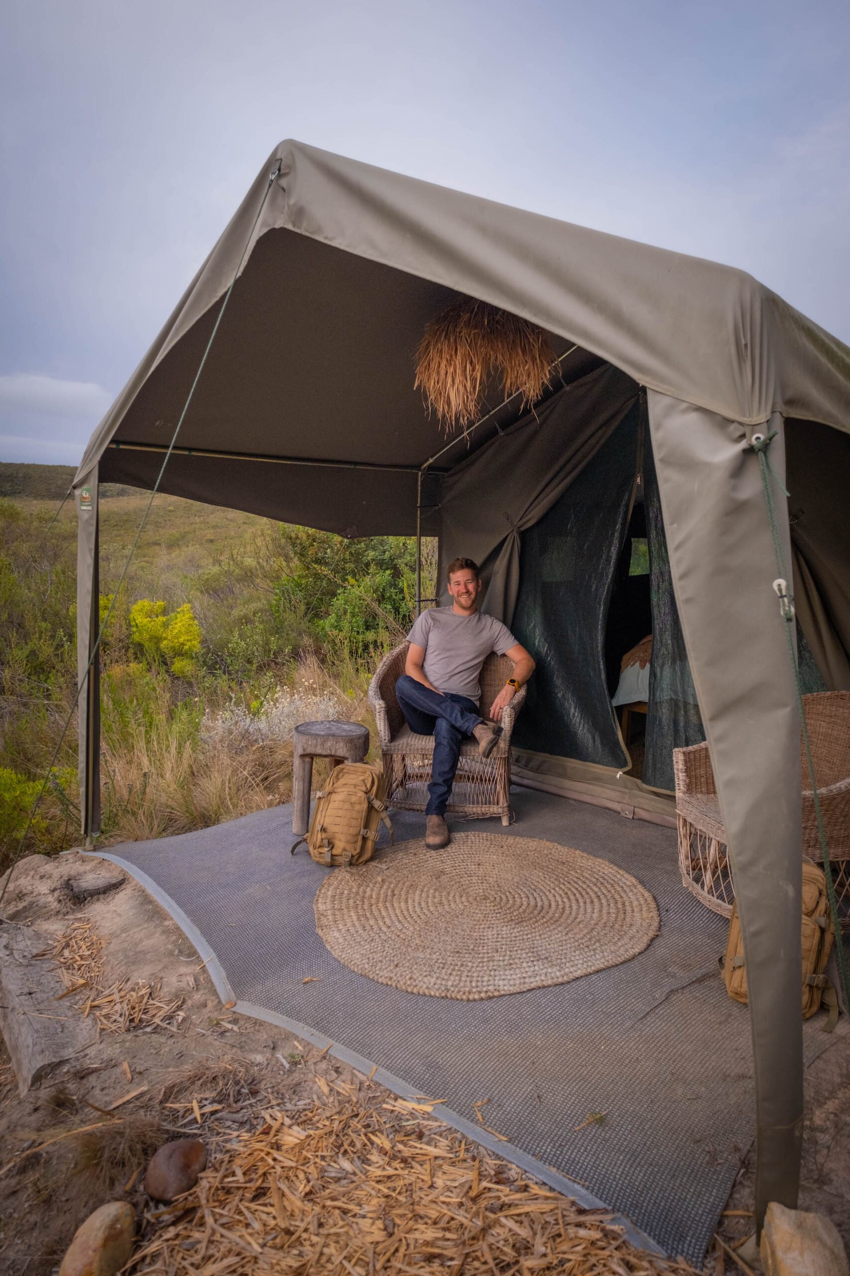 Cameron On Safari In Unbound Merino Wool Shirt