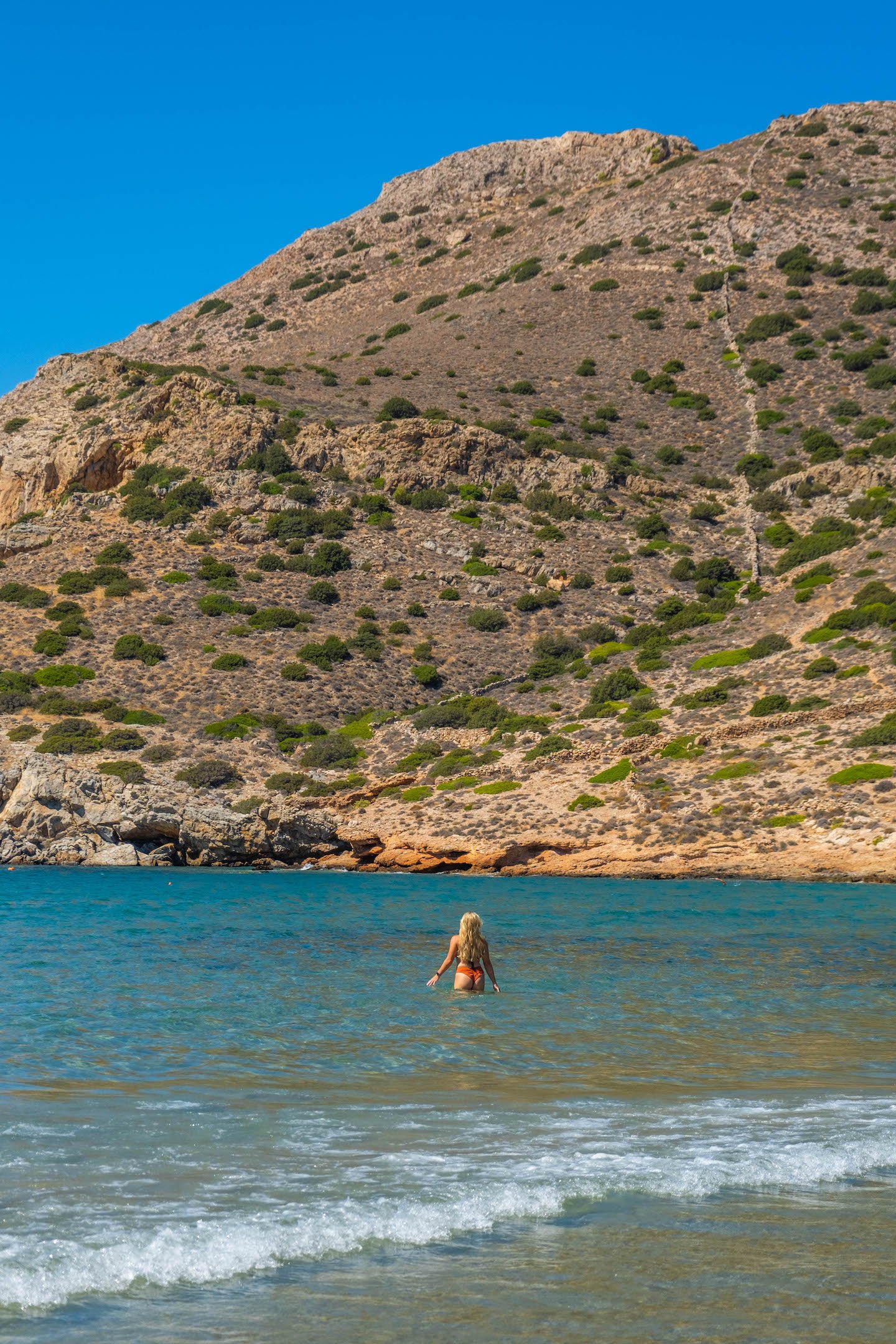 on the beaches on syros