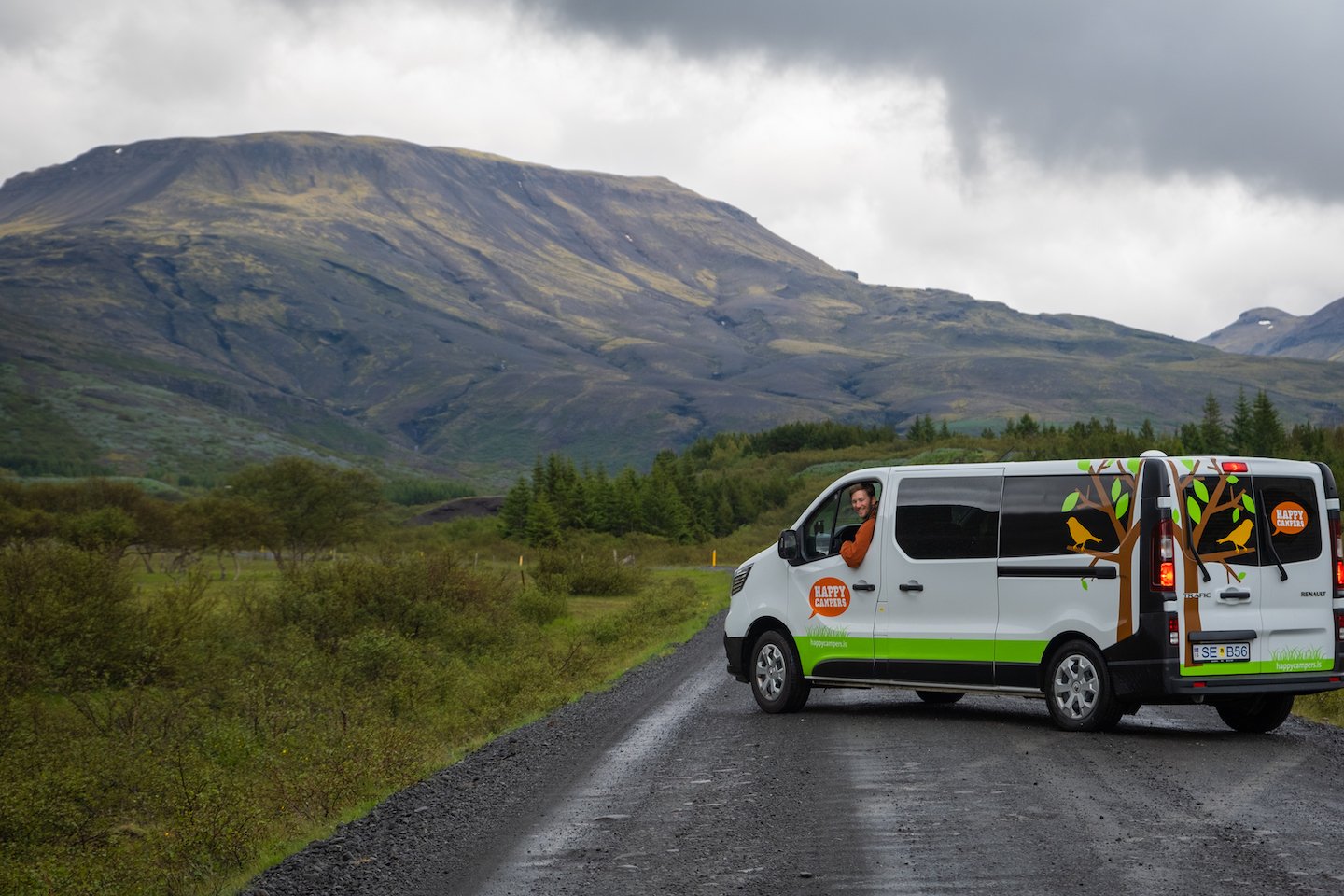 the best campervan company in iceland - happy campers