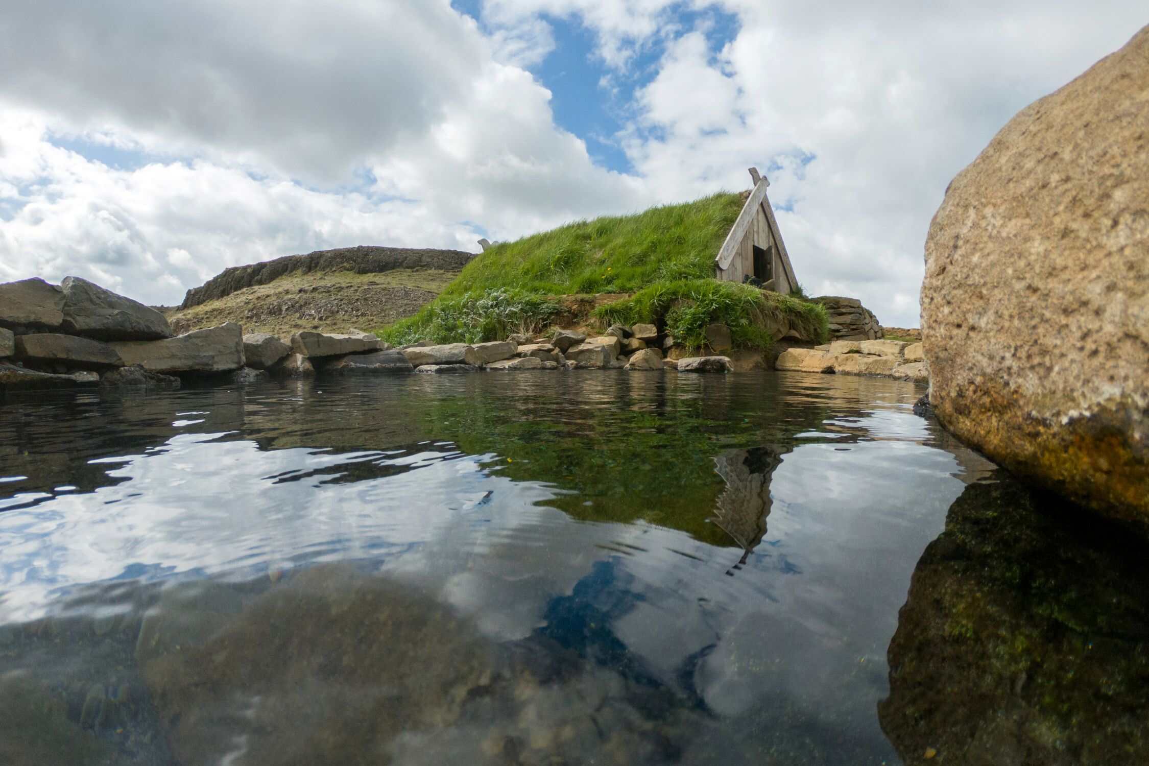 Hrunalaug Hot Spring