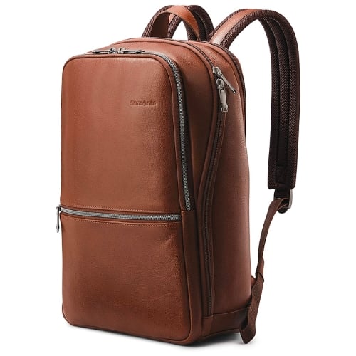 Samsonite Classic Leather Slim Backpack