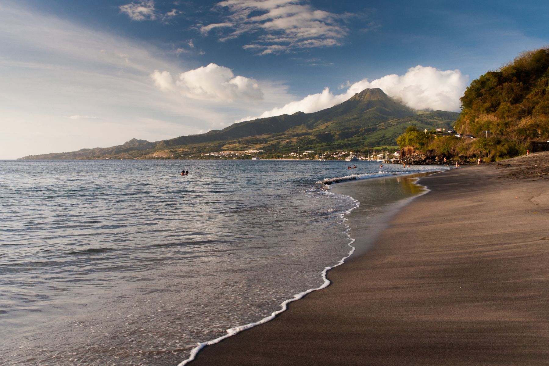  Saint-Pierre Beach - Martinique - Black Sand Beaches in the World