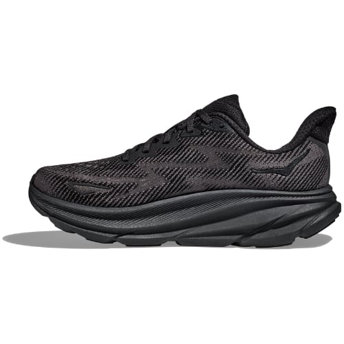 Hoka OneOne Clifton 9 All Black - Travel Shoe For Men