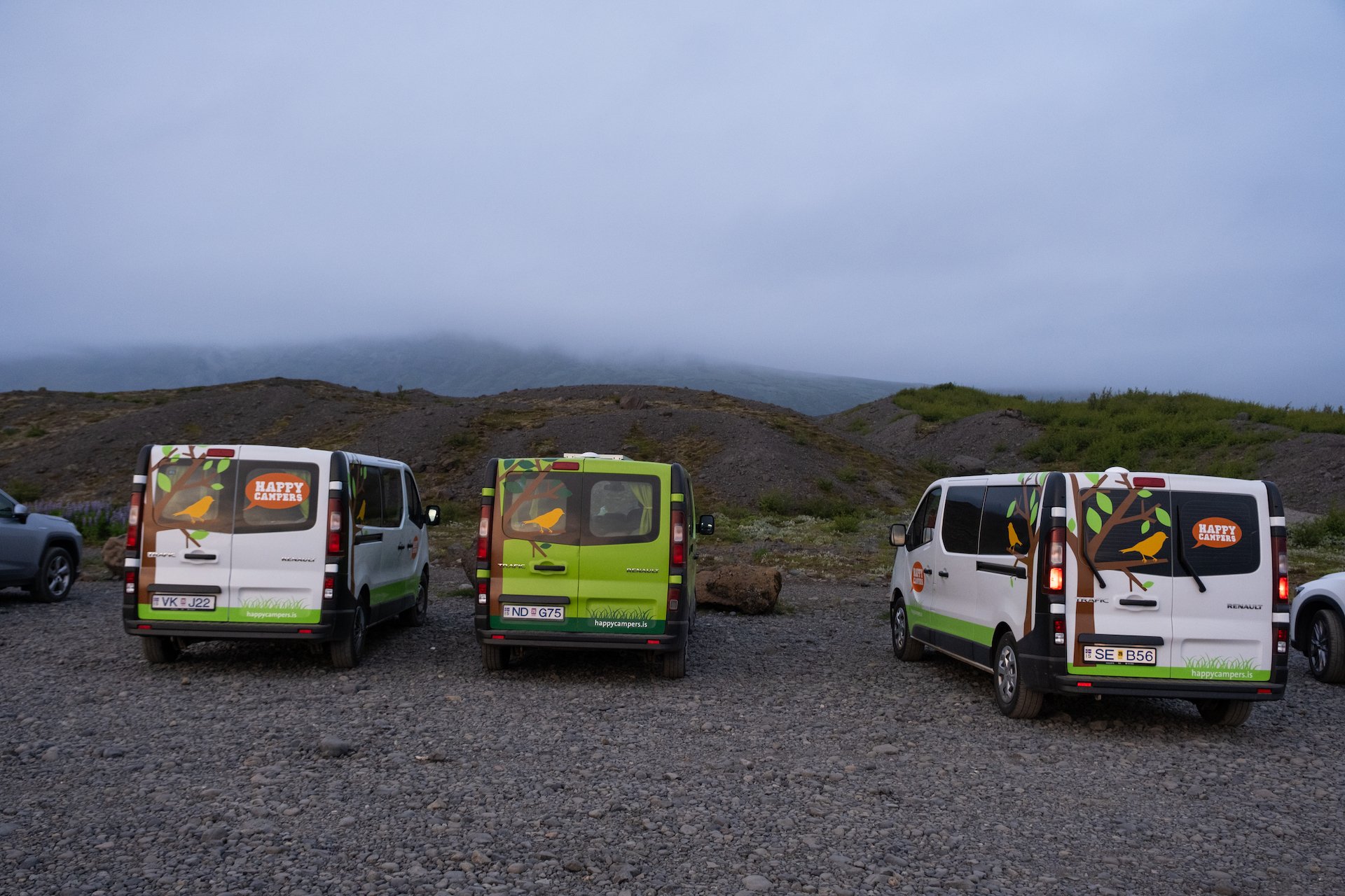 campervanning in iceland