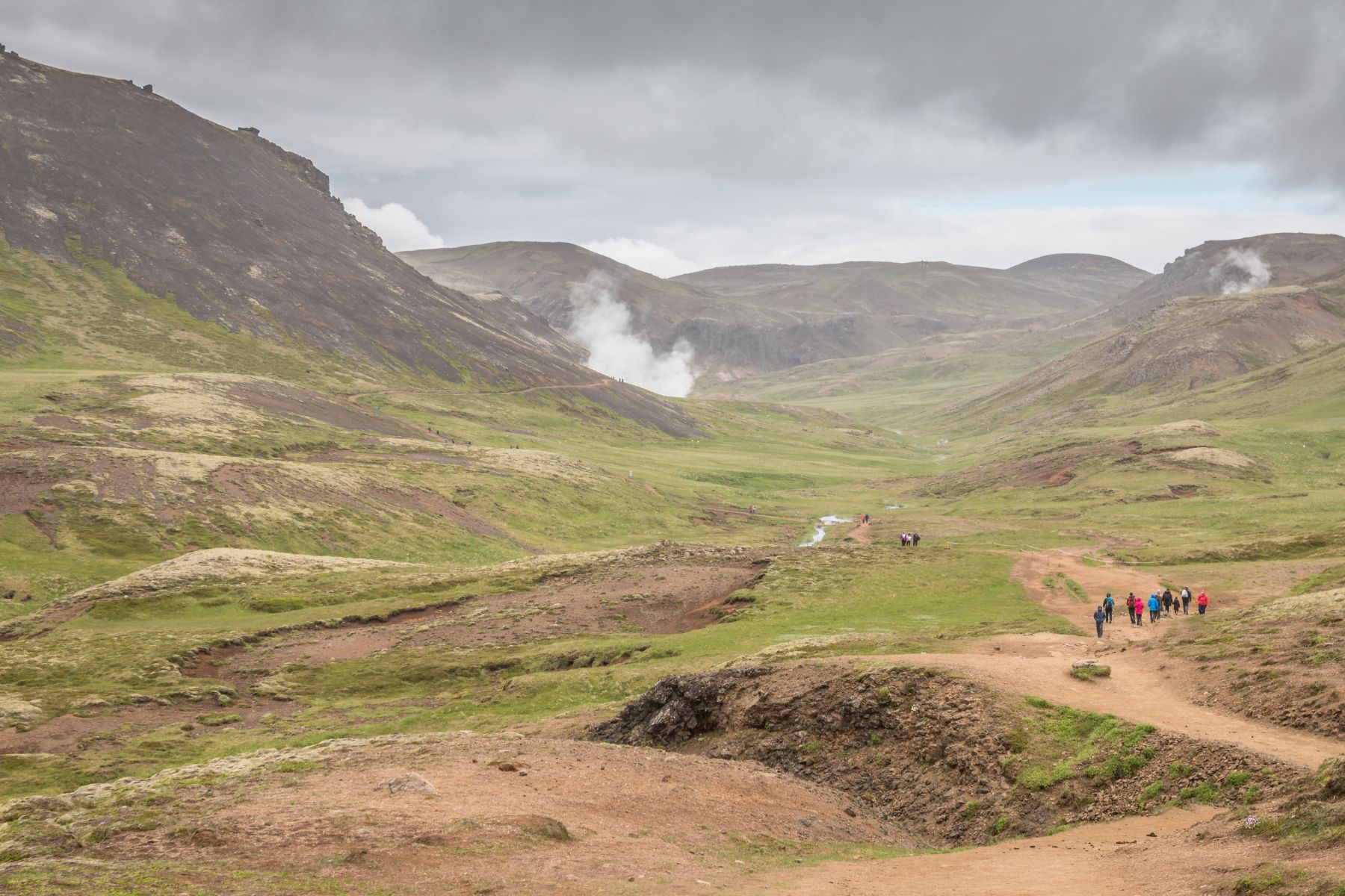 Reykjadalur Hot Springs Hike