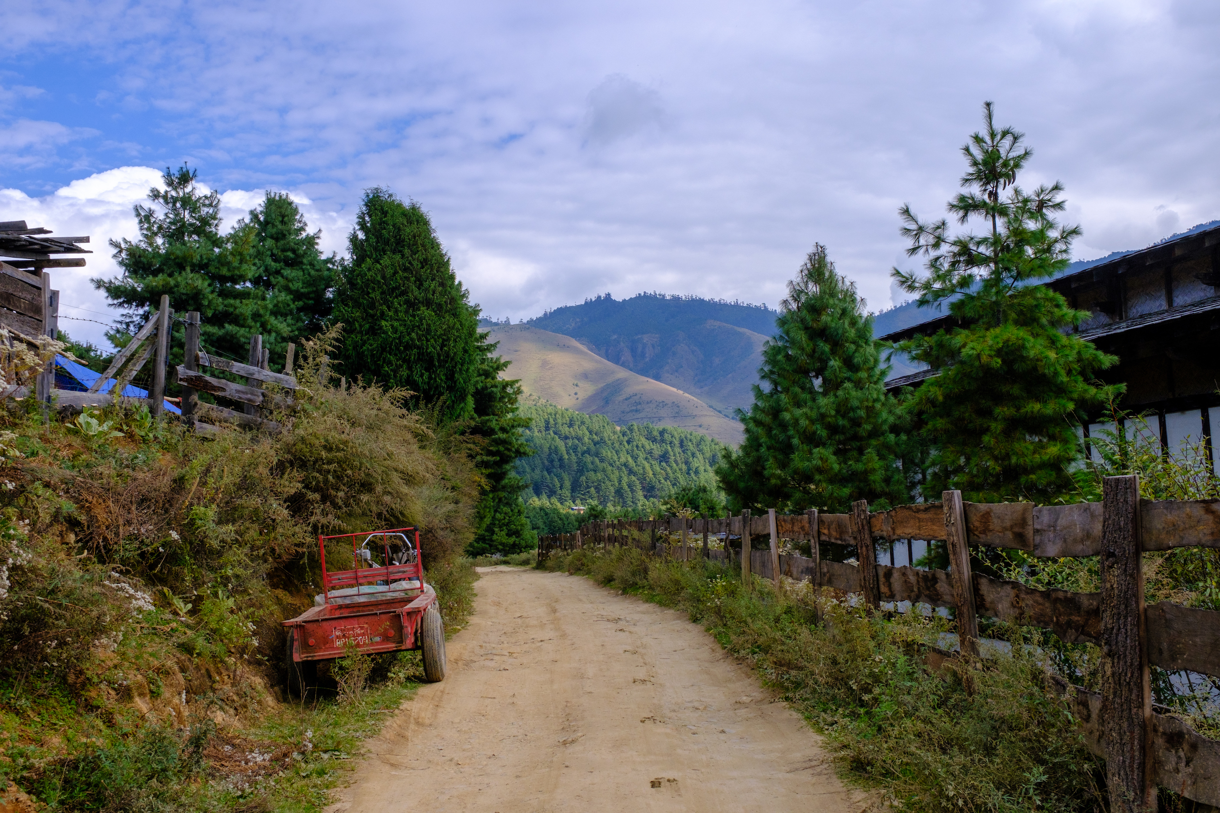 Rural Life In Gangtey Valley