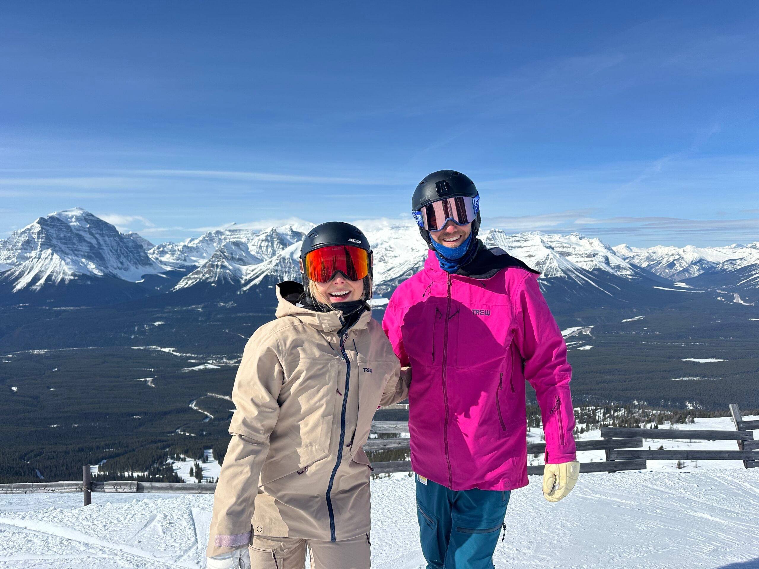Cameron And Natasha at Lake Louise
