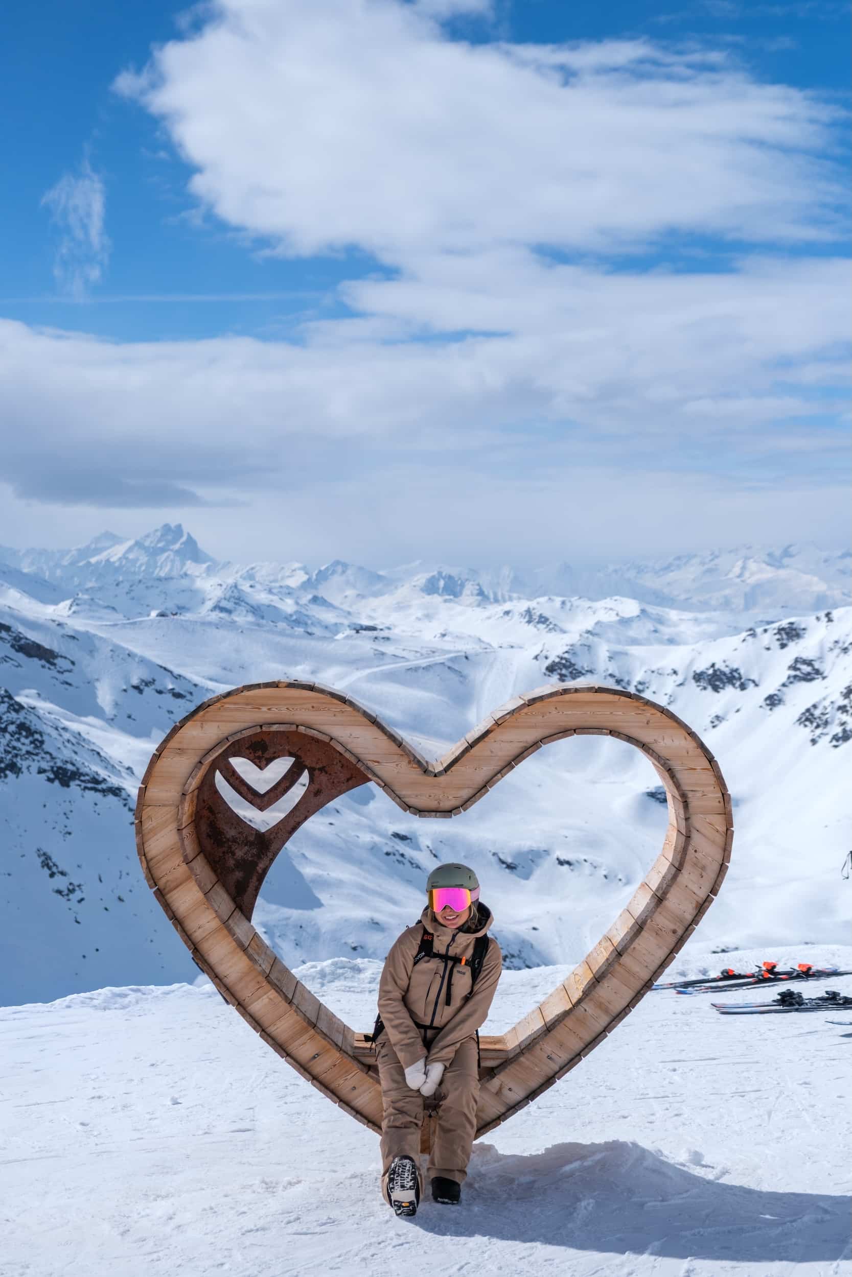 Natasha in Meribel Heart